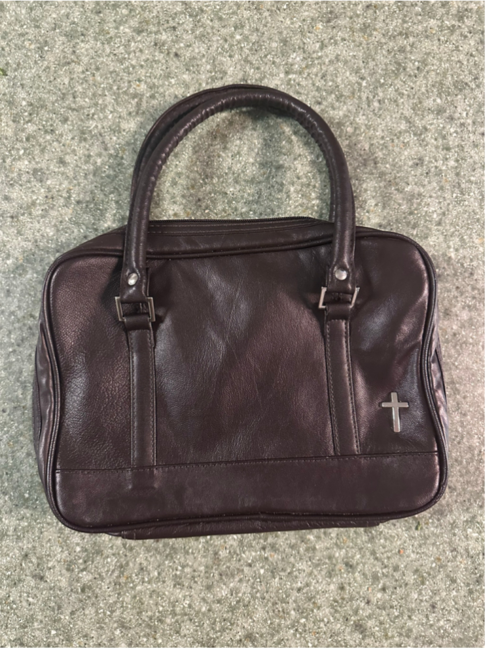 Bible Tote Bag Leather Bible Carrier Organizer Church